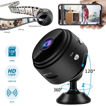 Мини камерата за видеонаблюдение A9 с Wi-Fi HD1080P, мини камера с датчик за нощно виждане, камера уеб видеонаблюдение Smart Life Home