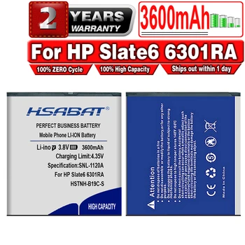 Батерията с голям капацитет HSABAT батерия 3600mah HSTNH-B19C-S за HP Slate6 6301RA Pomegranate