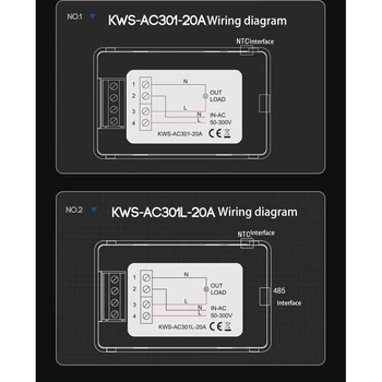 Дигитален дисплей Волтметър Ток 50-300 Ac Ваттметр Многофункционален електромер Детектор мощност