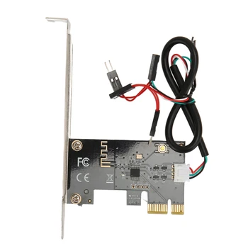 Приложението за Дистанционно Управление на PCIE Card Превключвател за Нулиране на захранване на Компютъра PCIE Card Безжична Разстояние 32,8 Фута Дебели Златна Игла за Настолен КОМПЮТЪР