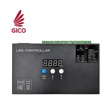 Led контролер с 8-пристанищен изход какао DMX512, TTL, SPI сигнали, пренос на данни