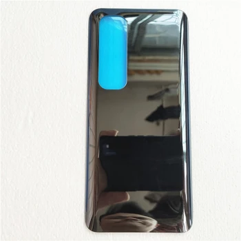 Стъклен Капак на Отделението за батерията на Камерата от задната врата, Задната част на кутията Резервни части за Xiaomi Mi 10S