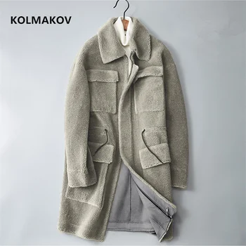 KOLMAKOV 2024 Зимни Мъжки дрехи, Модни палта, Мъжки изолирана Windbreakers, чанти Мъжки Тренч, Размер M-3XL, Мъжки палта