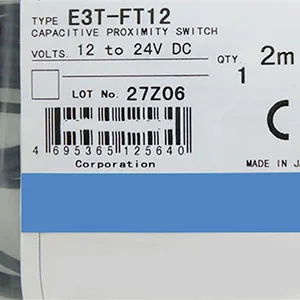 Сензор фотоэлектрического ключа E3T-FT12 2 м