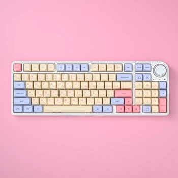 Механична клавиатура MK96 Розова с възможност за 