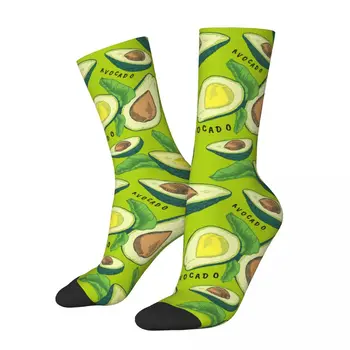 Чорапи за екипажа с хубав Модел Авокадо на тема Дизайн на Продукт за Мъжки Комфортни Чорапи с принтом