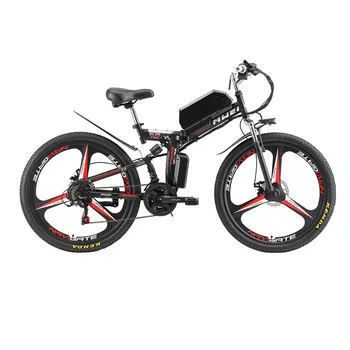 Електрически велосипед, Планински велосипед, литиева батерия 48, 26-инчов дебела гума, моторни шейни, Мотопед, Преносим Електрически Велосипед за възрастни