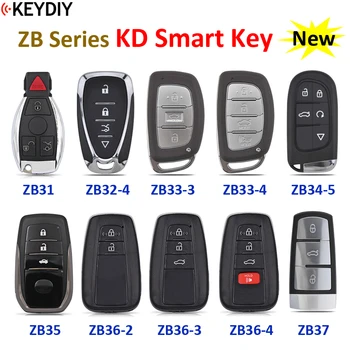 KEYDIY Универсален смарт ключ серията KD ZB31 ZB32-4 ZB33-3 ZB33-4 ZB34-5 ZB35 ZB36-2 ZB36-3 ZB36-4 ZB37 ZB за KD-X2/KD-MAX