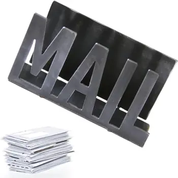 Пощенска органайзер за маса - Метален държач за писма | Организаторите и място за съхранение на писма, пликове, фактури, документи, книги, списания