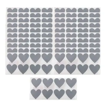 Опаковка от 300 скреч стикери във формата на сърце, етикети за diy, подаръчен комплект