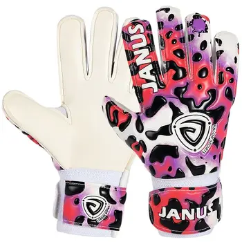 Професионални ръкавици футболен вратар за момичета с пластмасова вложка за защита на пръстите, детски ръкавици футболен вратар от утолщенного латекс
