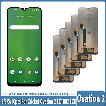 2/3/5/10 бр. Оригинални За Cricket Ovation 2 LCD Сензорен дисплей Дигитайзер В Събирането Сензор За Cricket Ovation 2 EC1002 LCD
