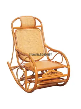 Естествено индонезийските люлеещ се стол от ратан, стол-люлка за възрастни, стол за почивка на възрастни, балкон стол от ратан, стол за безгрижно възрастните хора