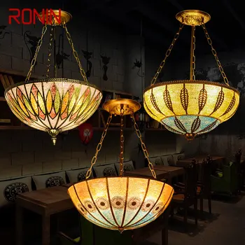 Модерен окачен лампа RONIN, Тайландски творчески прост декоративен led окачен лампа За Дома, хол, Спалня