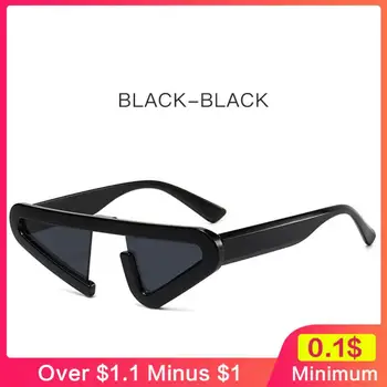 Персонални забавни триъгълни слънчеви очила за абитуриентски бал в стил хип-хоп, слънчеви очила за улична стрелба, персонализирани