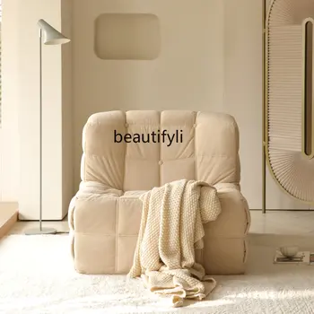 Френски единична разтегателен Мързел Light, луксозен модерен дизайн креативен удобен диван за сядане в хола с Оленьим остров