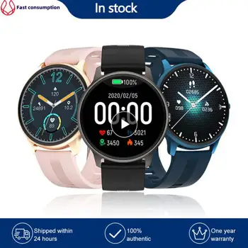 Спортни умни часовници с мониторинг на сърдечния ритъм, сън, умен гривна, 1,28-инчов Цветен сензорен екран, умни часовници за Android и Ios