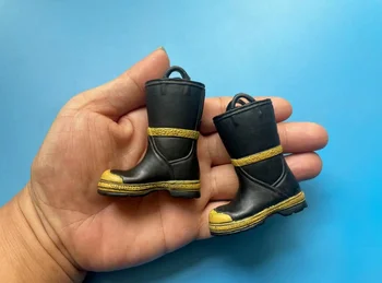 zqn 1/6 Мащаб, обувки пожарникар Sodier, модел обувки за 12-инчов форма на кукла