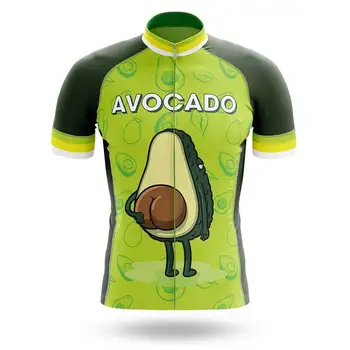2023 Майк с авокадо за велоспорта, блузи с къс ръкав, Велосипедна фланелка на МТВ за скоростно спускане, Командване спортни дрехи за автомобилния велосипеди