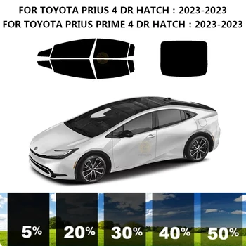 Предварително Нарязани на нанокерамическая Автомобили UV фолио За Оцветяването на Прозорци За TOYOTA PRIUS 4 DR HATCH 2023-2023