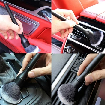Детализирующая Автомобили четка Супер Мека Автоматична четка за почистване на купето с четка, четка за почистване на климатика в арматурното табло на автомобила
