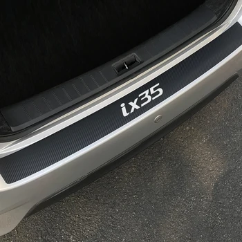 Автоматична защитна плоча на багажника, етикети със защита от надраскване, протектор броня от въглеродни влакна, Аксесоари за украса на на Hyundai ix35