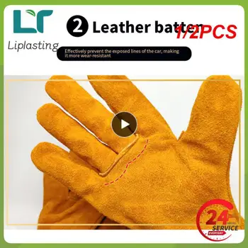 1/2PCS Sheepskin Gloves Riding Driving Motocycle ръкавици кожени Golf Glove работни ръкавици Кожени Мъжки Working ръкавици