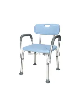 Стол за възрастни хора, нескользящий стол за баня, дебели пластмасов стол, стол за баня, професионален стол с подлакътник за тоалетна