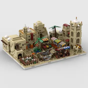 3957 бр. MOC Space Wars Модулни градивни елементи за село в пустинята, Архитектура с изглед към улицата в Пустинята, модел 