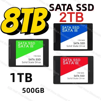 Оригинален Портативни SSD 8 TB 4 TB SataIII Твърд диск За Десктоп, лаптоп Ps5 2 TB ssd sata 1 TB, Вътрешен твърд диск