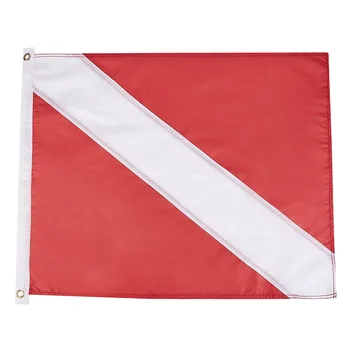 Флаг за гмуркане, Сигнален флаг, за лодки, Флаг за гмуркане, Флаг за подводен риболов
