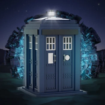 Градивните елементи на една телефонна кабина Модели на Doctor Who Tardis, като време и относителни размери в пространството, 1194 бр. за събиране