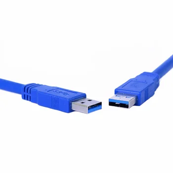 Удлинительный кабел за предаване на данни USB3.0 от мъжете на мъжа AM/AM Напълно мед високоскоростен мобилен кабел за пренос на данни hub Мобилен твърд диск