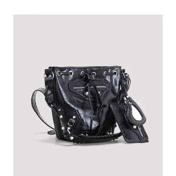 2023 Нова Мода Ретро Bag-чанта за жени, Преносима Чанта от съвсем малък, изкуствена кожа, чанта през рамо, чанта, портфейл