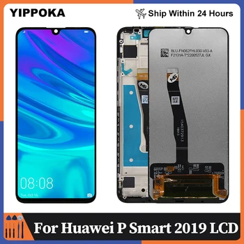 Оригиналът е за Huawei P Smart 2019 LCD дисплей със сензорен екран в събирането на Huawei P Smart 2019 с екран POT-LX1 LX3