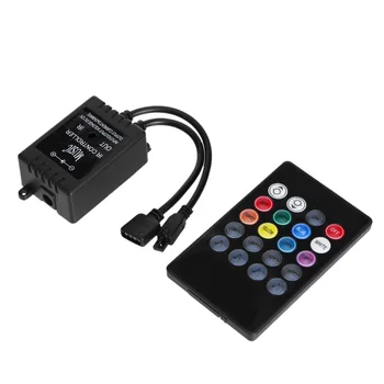 20 клавиши на Музикален IR контролер Звуков сензор за дистанционно управление за led лента RGB