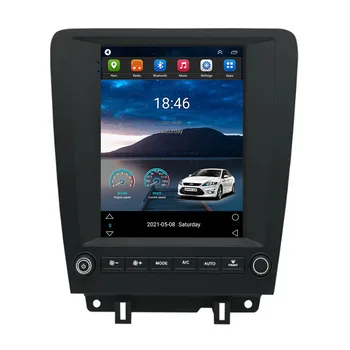 Автомобилен GPS навигатор Android 12 Tesla Стил Вертикален екран За Ford mustang 2010-2035 радио плеър, камера RDS 5G Wifi Carplay