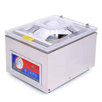 Търговска Машина За вакуум опаковане на хранителни продукти Електрическа Автоматична Вакуумна Пакетираща машина За съхранение на хранителни продукти В сух и Влажен режим 110/220 v