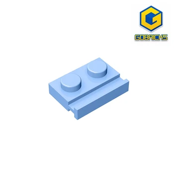 Плоча Gobricks GDS-806 1X2 С пързалка, съвместима с конструктори lego 32028 за деца 
