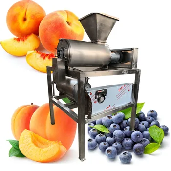 Машина за рязане на плът манго, разбиване на плодов конфитюр, паста, Сос, сок, Машина за мелене на зеленчуци, Машина за разбиване на плодове