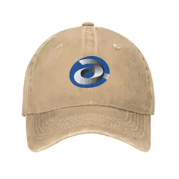 Логото на Avex Group С напечатани графичен лого на марката, висококачествен деним, шапка, вязаная капачка, бейзболна шапка