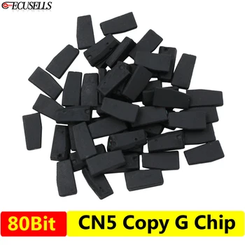 Ecusells 2/5/10/20 бр./лот, авто ключ, чип CN5, копие на G, чип 80 бита за Toyota работи за CN900 и ND900, може да замени CN2, копие 4D (TPX2)