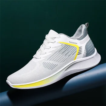 Мъжки обувки, спортни обувки, Лятна новост 2023, дишаща мрежа спортни обувки за бягане, лека спортни обувки