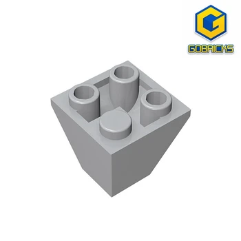 Gobricks GDS-1040 Наклонение, обърнат на 45 2 x 2 Двойна издутина съвместими с lego 3676 детски развивающий блок 