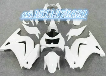Dor-напълно бяла обтекател за KAWASAKI Ninja ZX250R 08-12 ZX-250R 2008-2012 ZX 250R EX250 08 09 10 11 12 2008 2012 инжекцион D
