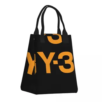 Yohji Yamamoto Термоизолированные чанти за обяд, Дамски преносима чанта за съхранение на обяд на открито, кутия за съхранение на Bento