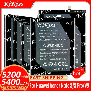 Батерия KiKiss за Huawei honor 8 Pro/8Pro/V9/Note 8/Note8/DUK-AL10/DUK-AL20/EDI-DL00/EDI-AL10 + безплатни батерии tloo