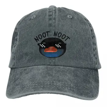 Слънчеви очила, бейзболна шапка, мъжки шапки, дамски шапки с козирка, възстановяване на предишното положение Pingu Noot Noot Caps