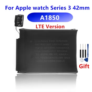 Нова батерия watch A1850 Оригинална батерия 352 ма за Apple Watch Серия 3 LTE 42 мм GPS С ремонт + безплатни инструменти