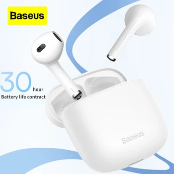 Baseus W04 Интелигентна Слушалките с Шумопотискане Покана за Спорт TWS Безжична Bluetooth IP5X Водоустойчив Детска Слушалки с Висока Точност